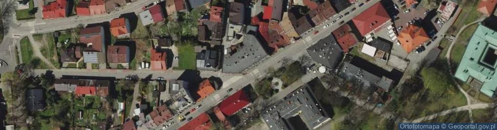 Zdjęcie satelitarne Komornik Sądowy przy Sądzie Rejonowym w Żywcu Dariusz Klimkowski Kancelaria Komornicza w Żywcu