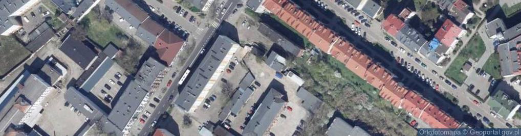 Zdjęcie satelitarne Komornik Sądowy przy Sądzie Rejonowym we Włocławku Kancelaria Komornicza we Włocławku Konrad Boszko