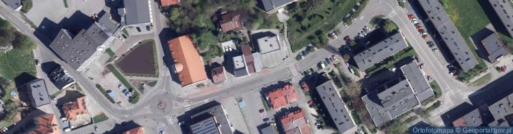 Zdjęcie satelitarne Komornik Sądowy Rewiru II Go przy Sądzie Rejonowym w Wodzisławiu Śląskim Szweda Piotr
