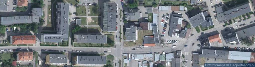 Zdjęcie satelitarne Komp - Serwis