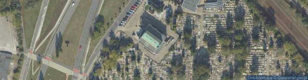 Zdjęcie satelitarne Konferencja Stowarzyszenia św Wincentego A Paulo Ognisko Lokomotywa