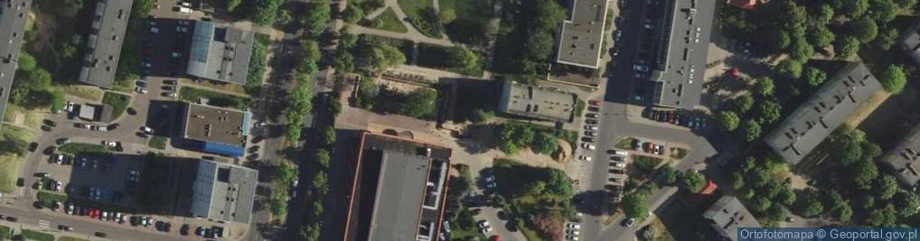 Zdjęcie satelitarne Koniński Dom Kultury