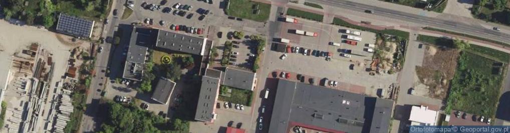 Zdjęcie satelitarne Konińskie Przedsiębiorstwo Budowlane w Koninie