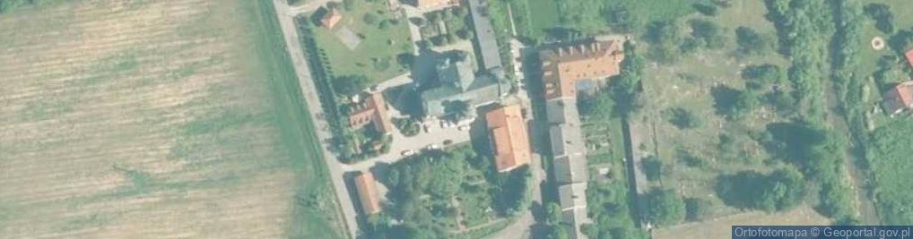 Zdjęcie satelitarne Konwent Bonifratrów pw.św.Floriana w Zebrzydowicach