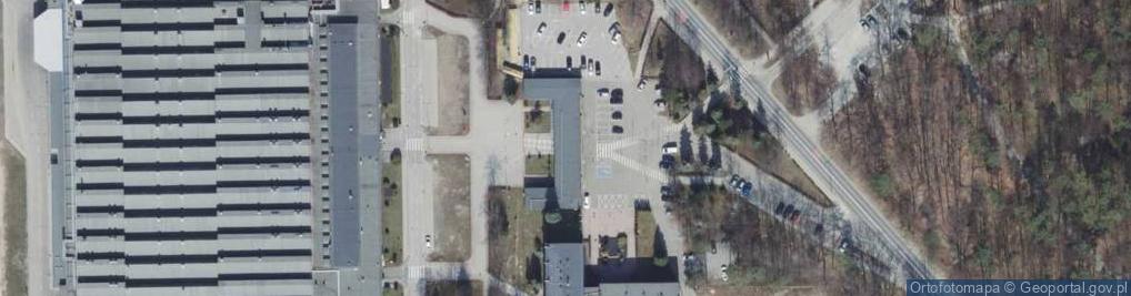 Zdjęcie satelitarne Kooperacja Polsko-Niemiecka Les-Gum Export-Import Leszek Wydrzyński