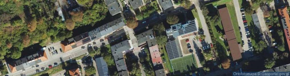 Zdjęcie satelitarne Kora Kiosk Wielobranżowy E Nawrocka