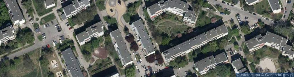 Zdjęcie satelitarne Korczyńska B., w-w