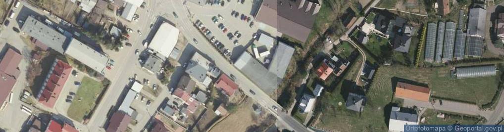 Zdjęcie satelitarne Korczyńskie Zakłady Spożywcze Spółdzielnia Przetwórstwa Owocowo Warzywnego [ w Likwidacji