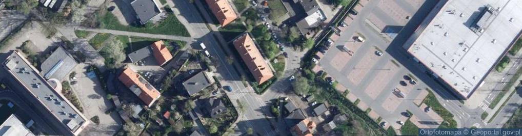 Zdjęcie satelitarne Kościak G.PPUH "Miś", Dzierżoniów