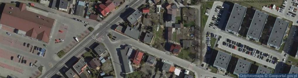 Zdjęcie satelitarne Kościańska Fabryka Mebli