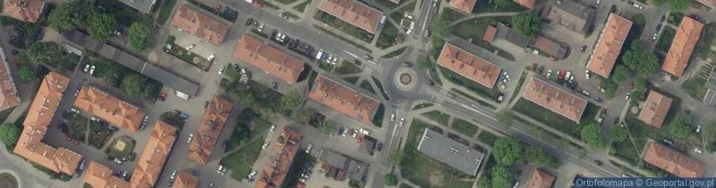 Zdjęcie satelitarne Kozieł A., Oleśnica