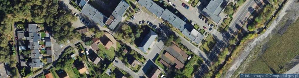 Zdjęcie satelitarne Krajewska Maria Teresa Handel Usługi