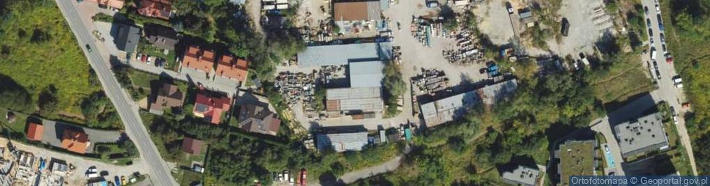 Zdjęcie satelitarne Krakcem