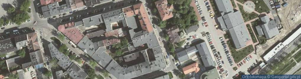 Zdjęcie satelitarne Krakowskie Biuro Geodezji i Terenów Rolnych w Krakowie