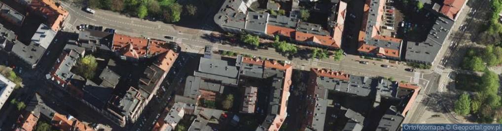 Zdjęcie satelitarne Krakowskie Domy