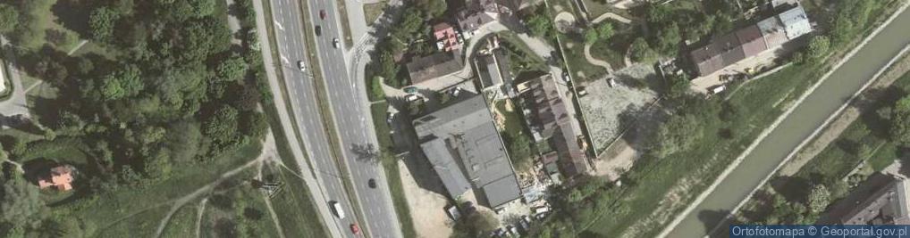 Zdjęcie satelitarne Krakowskie Zakłady Futrzarskie T Mucha w Apostoł J Jedynak