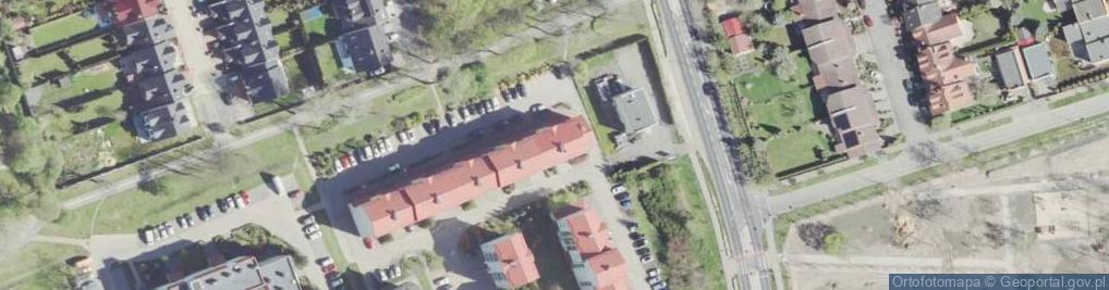 Zdjęcie satelitarne Krawiectwo Modmix Wawrzyniak Małgorzata