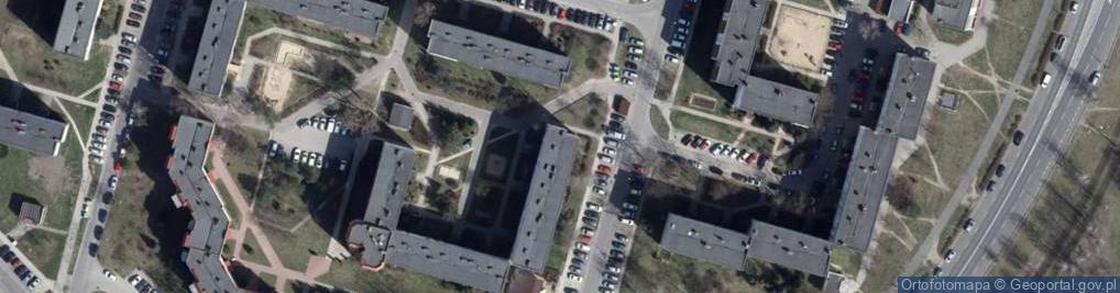 Zdjęcie satelitarne Kret Usł Bud