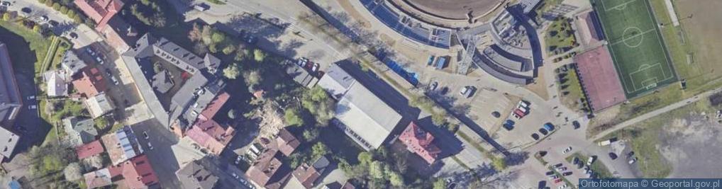 Zdjęcie satelitarne Krośnieńskie Stowarzyszenie Tenisa Stołowego