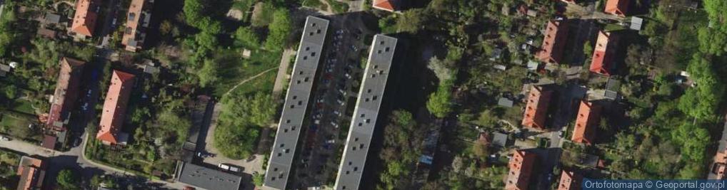 Zdjęcie satelitarne Krupop E., Wrocław