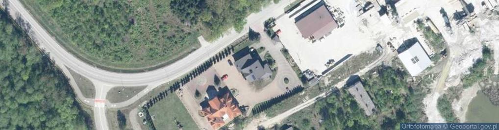 Zdjęcie satelitarne Kruszywa Alicja Wojno