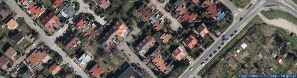 Zdjęcie satelitarne Krystyna Lewandowska Handel Detaliczny Krystyna Lewandowska