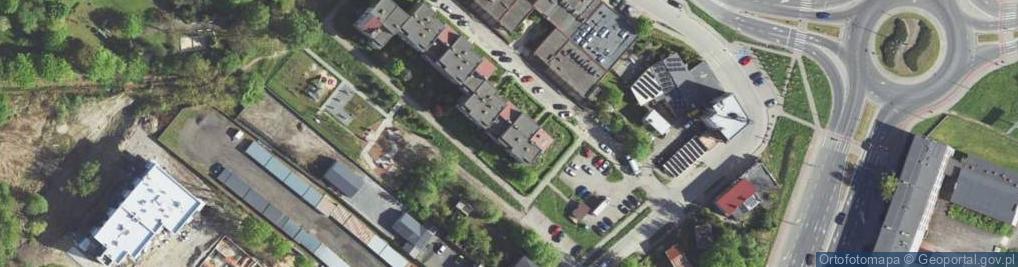 Zdjęcie satelitarne Kryszak Gra�Yna Zak�Ad Produkcyjno-Us�Ugowo-Handlowy Kagi Nazwa Skr�Cona Zpuh Kagi