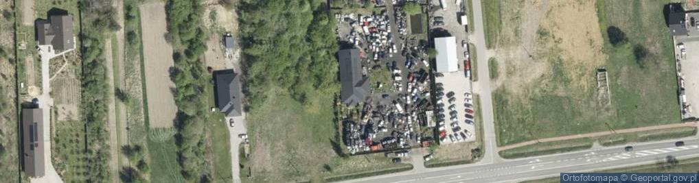 Zdjęcie satelitarne Krzysztof Borowiecki Auto-Plac