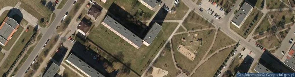 Zdjęcie satelitarne Krzysztof Buraczyński Auto Lak Centrum B&B