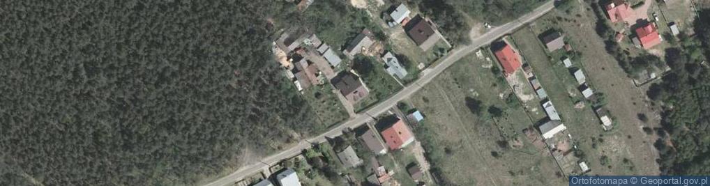 Zdjęcie satelitarne Krzysztof Kobylarz Zakład Usług Leśnych