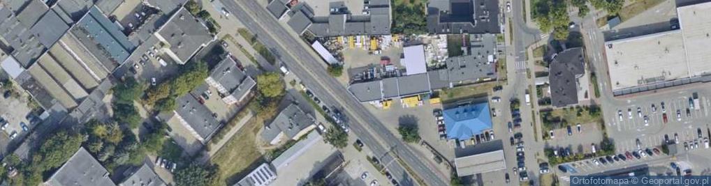 Zdjęcie satelitarne Krzysztof Nawrotek Przedsiębiorstwo Handlowo-Usługowe Wera
