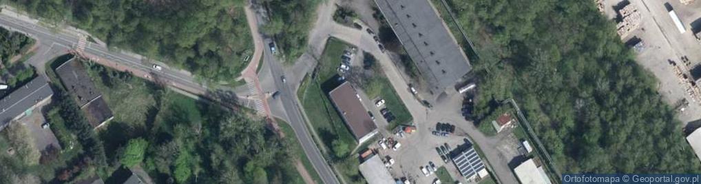 Zdjęcie satelitarne Krzysztof Płach Przedsiębiorstwo Produkcyjno-Usługowe Montechem