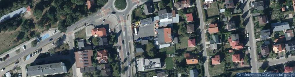 Zdjęcie satelitarne Krzysztof Sawicki Przedsiębiorstwo Handlowo-Usługowe Sanit