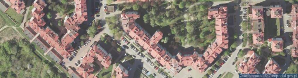 Zdjęcie satelitarne Kubiś Krzysztof 2K - Pracownia Projektowa MGR Inż.Krzysztof Kubiś