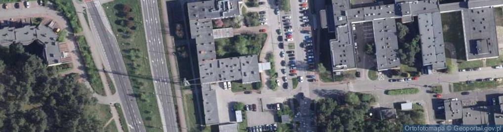 Zdjęcie satelitarne Kujawsko Pomorski Ośrodek Adopcyjny w Toruniu
