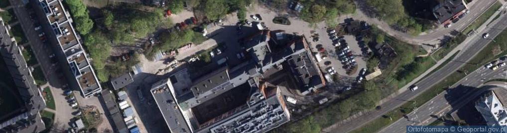 Zdjęcie satelitarne Kujawsko Pomorskie Centrum Pulmonologii w Bydgoszczy