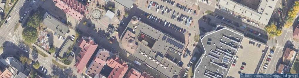 Zdjęcie satelitarne Kurpiowskie Centrum Handlowo Usługowe