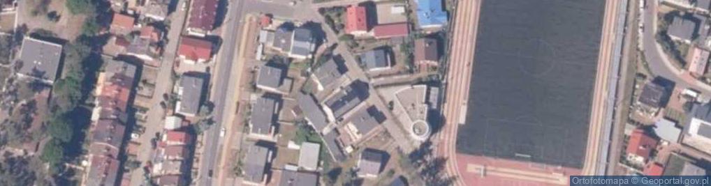 Zdjęcie satelitarne Kwatery Prywatne Kotwica
