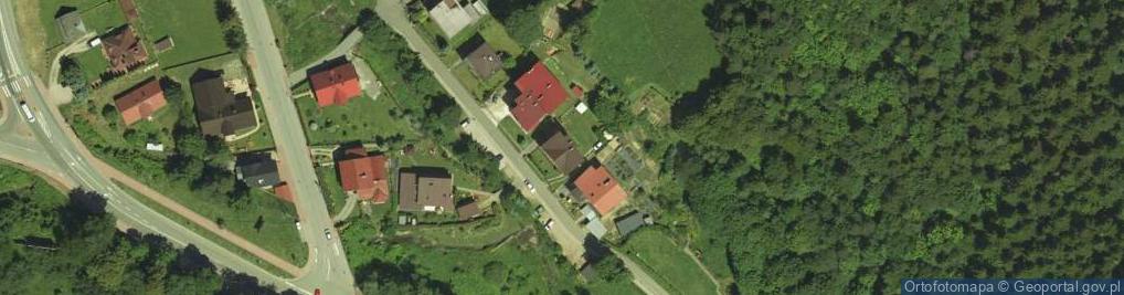 Zdjęcie satelitarne Kwatery Prywatne przy Parku