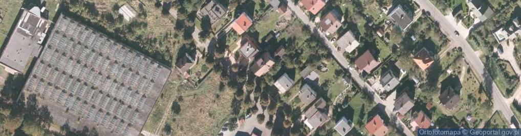 Zdjęcie satelitarne Kwatery Prywatne Zofia i Kazimierz Potok
