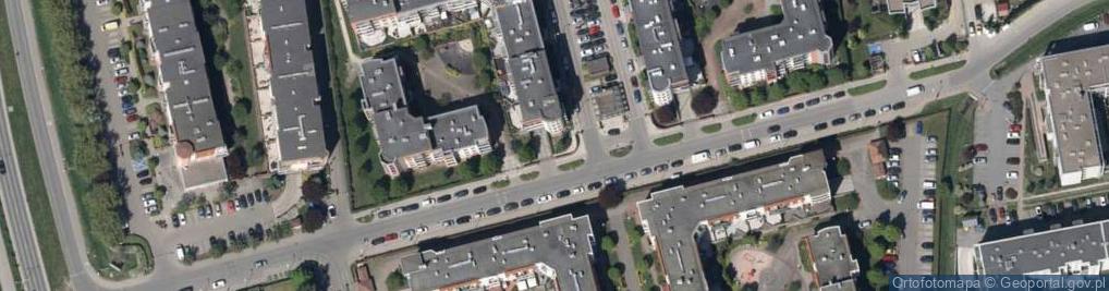 Zdjęcie satelitarne Kwiatkowska Jaxa Przedsiębiorstwo Handlowo Usługowe