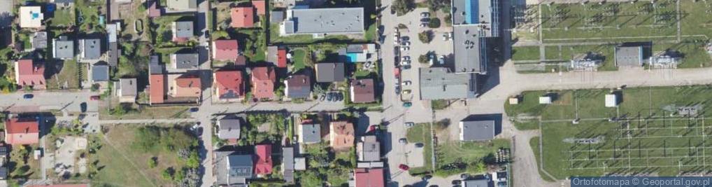 Zdjęcie satelitarne Laboratorium Badań Nieniszczących Spawtest Migdalska Anna Basiewicz Krzysztof