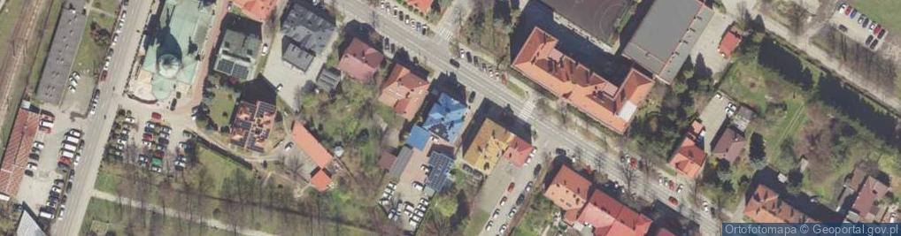 Zdjęcie satelitarne Laboratorium Badań Środowiska Lukson Mariusz Olszewski i Bogdan Porada