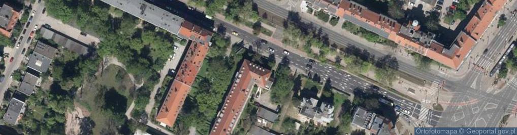 Zdjęcie satelitarne Lackner , Wrocław