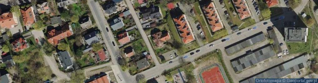 Zdjęcie satelitarne Langhamer Pracownia Architektoniczna