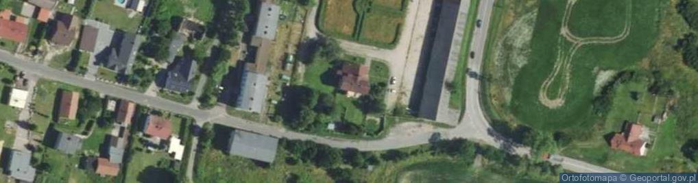 Zdjęcie satelitarne Łany