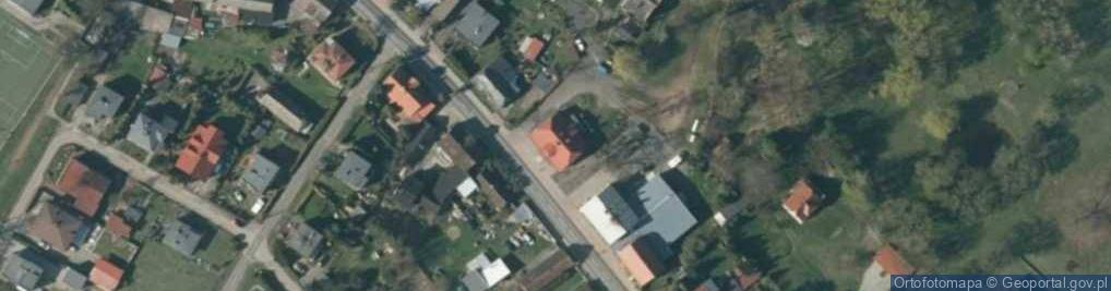 Zdjęcie satelitarne Las Huberta