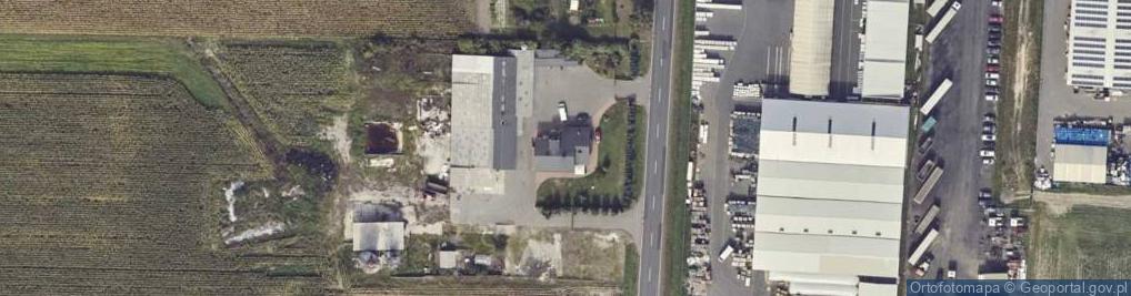 Zdjęcie satelitarne Łaźniak