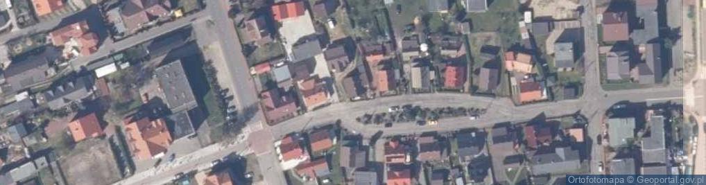Zdjęcie satelitarne Łebskie Centrum Fotograficzne Foto Ekspress