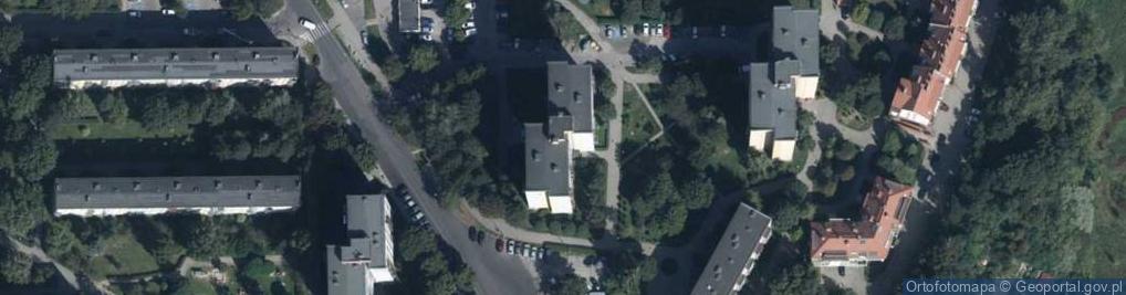 Zdjęcie satelitarne Lek Med Ewa Zarębska Juśkiewicz Specjalista Internista